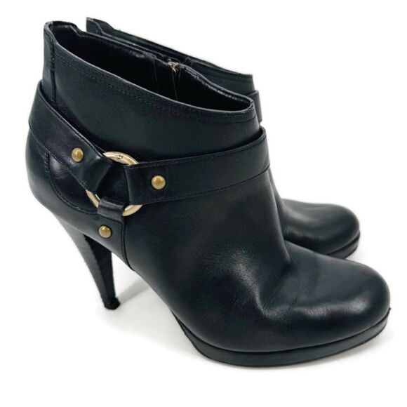 Cole Haan Kennedy Black‎ Heeled Booties 7.5 - Picture 1 of 10